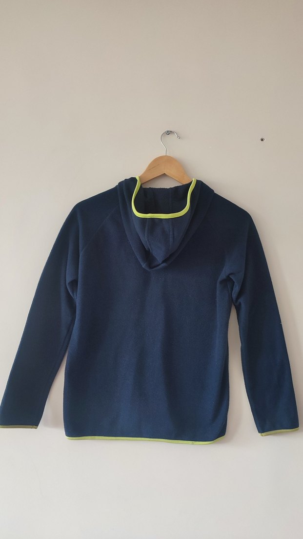 Erkek Çocuk Lacivert Fermuarlı polar Sweatshirt - Görsel 2