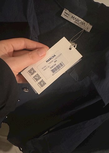 Kot detaylı gömlek pantolon ikili takım - Görsel 4