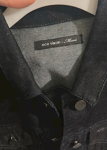 Mavi marka Yılan Desenli Siyah Denim Kadın Ceket - Görsel 3