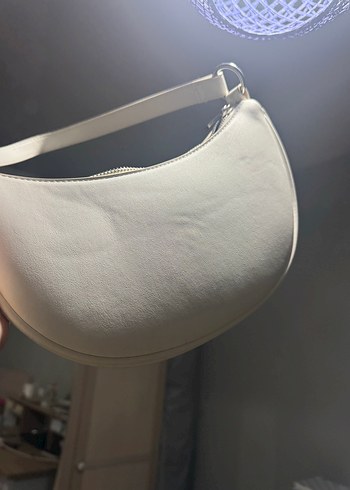  Beden beyaz Renk Minimalist Beyaz Deri Kadın Çanta