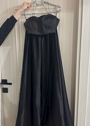 Siyah özel dikim mezuniyet gece abiye - Görsel 2