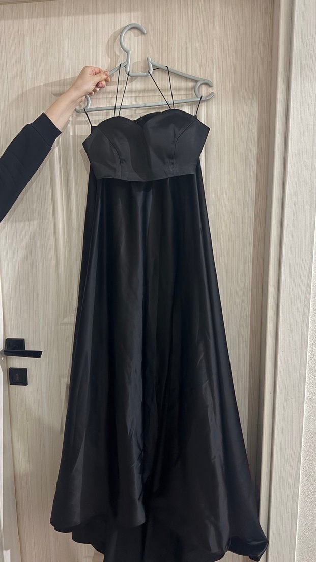 Siyah özel dikim mezuniyet gece abiye - Görsel 2