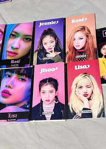 BLACKPINK Üyeleri Temalı Defter ve Kartpostal Seti