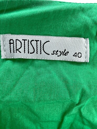 40 Beden yeşil Renk Vintage Love Bluz %70 İndirimli.