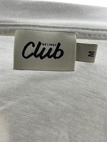 m Beden beyaz Renk Beymen T-shirt %70 İndirimli.