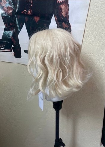 rose net platin sarı peruk - Görsel 2