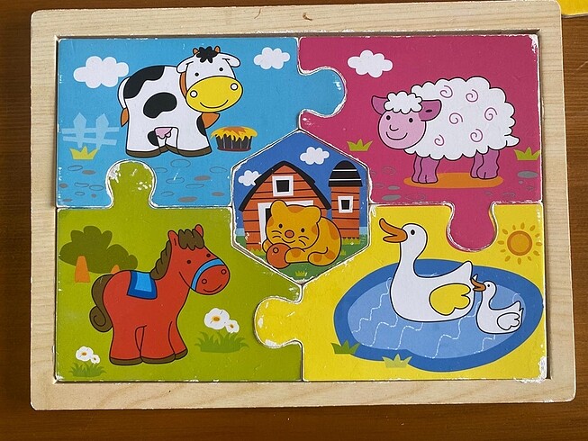 Beden 5 adet puzzle
