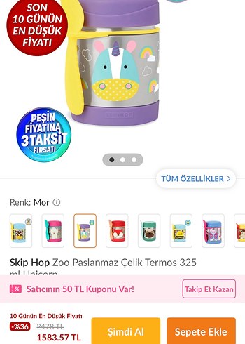 Skip Hop termos - Görsel 4