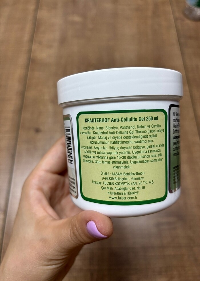 Krauterhof Selülit Karşıtı Jel - Görsel 2