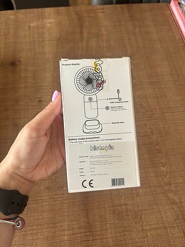 Bistopia Mini Vantilatör - Görsel 3