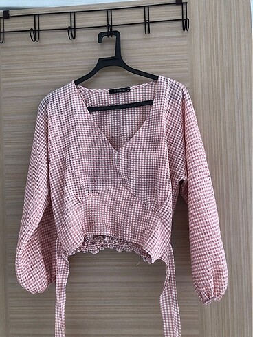 Trendyol & Milla Pembe crop bluz