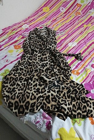 leopar elbise