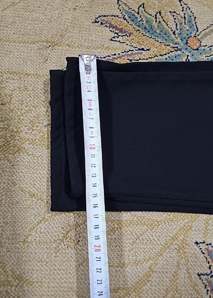 Kumaş kendinden kemerli tokali - Görsel 3