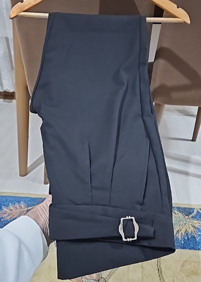 Kumaş kendinden kemerli tokali - Görsel 4