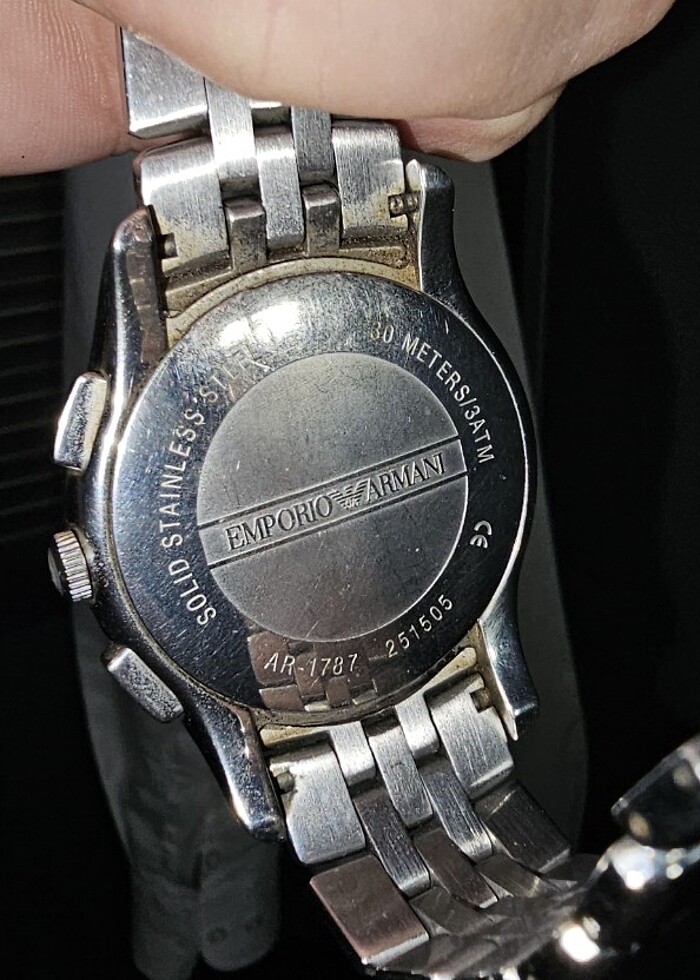 Emperio armani erkek saat ORJINAL - Görsel 5