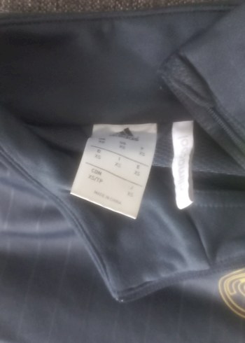 Real Madrid Uzun Kollu Gri Spor Tişört - Görsel 4