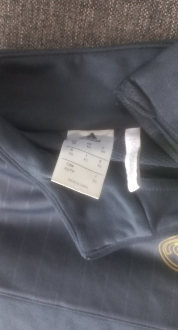 Real Madrid Uzun Kollu Gri Spor Tişört - Görsel 4