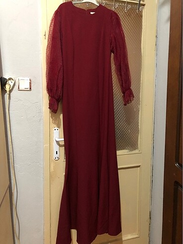Bir defa giyildi balık model elbise
