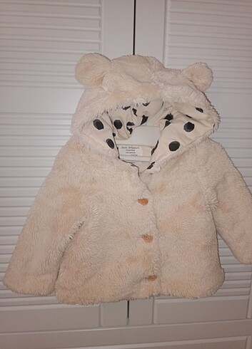 Orjinal zara kız çocuk 1 _2 yaş peluş mont