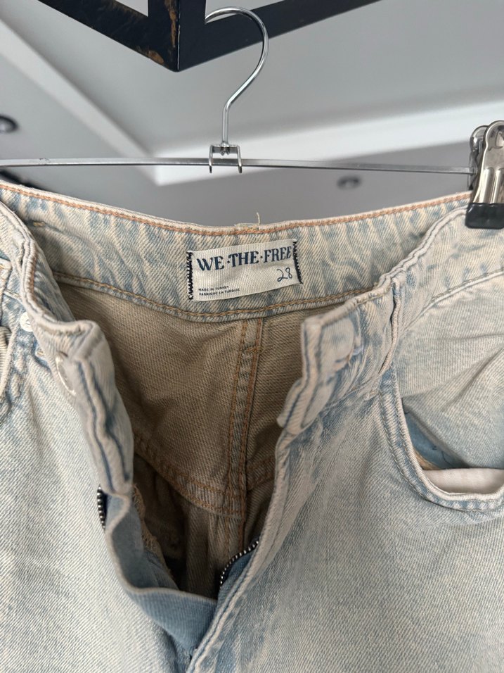 Bej Regular Fit Kadın Midi Denim Pantolon - Görsel 3