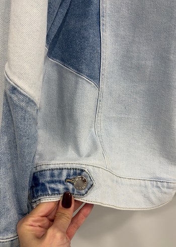 yamalı Oversize ceket - Görsel 3