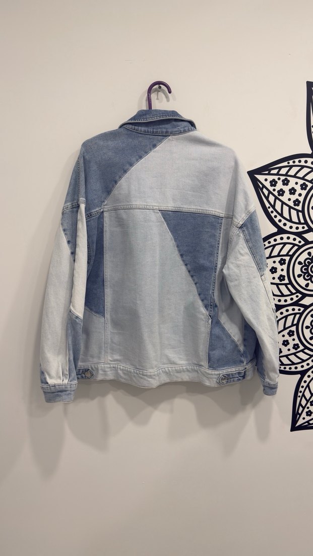 yamalı Oversize ceket - Görsel 4