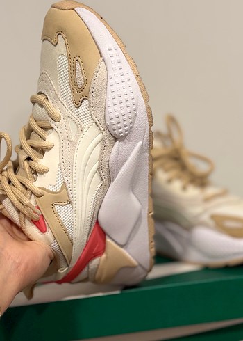 Beyaz Bağcıklı Kadın Spor Ayakkabı - Görsel 2