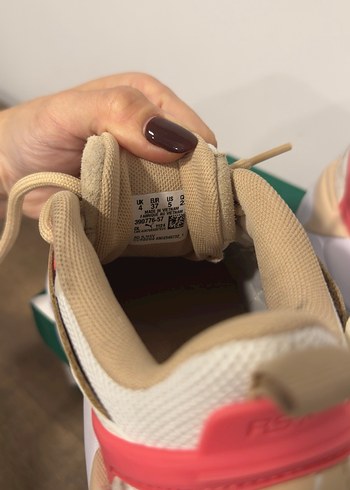 Beyaz Bağcıklı Kadın Spor Ayakkabı - Görsel 6