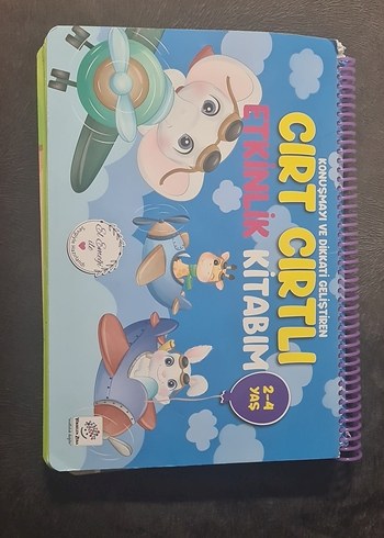 Cırt Cırtlı Etkinlik Kitabım 2-4 Yaş