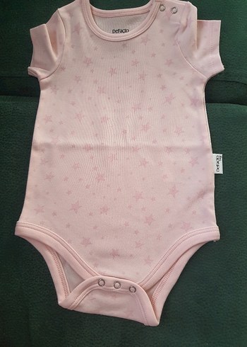 Defacto Bebek Kız Kısa Kollu Baskılı Body Seti