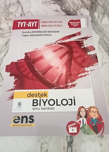 ENS YAYINLARI TYT-AYT BİYOLOJİ SORU BANKASI 