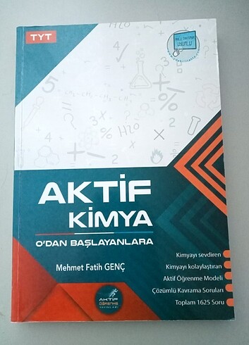 AKTİF ÖĞRENME YAYINLARI TYT KİMYA KİTABI 0' DAN BAŞLAYANLAR İÇİN