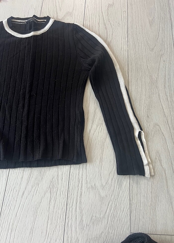 Tesettüre uygun triko bluz - Görsel 2