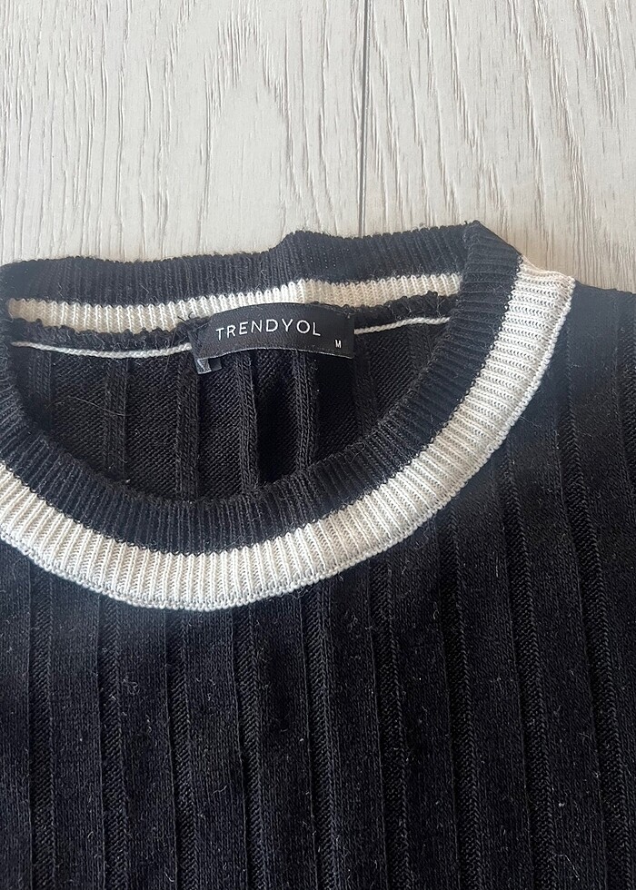 Tesettüre uygun triko bluz - Görsel 3
