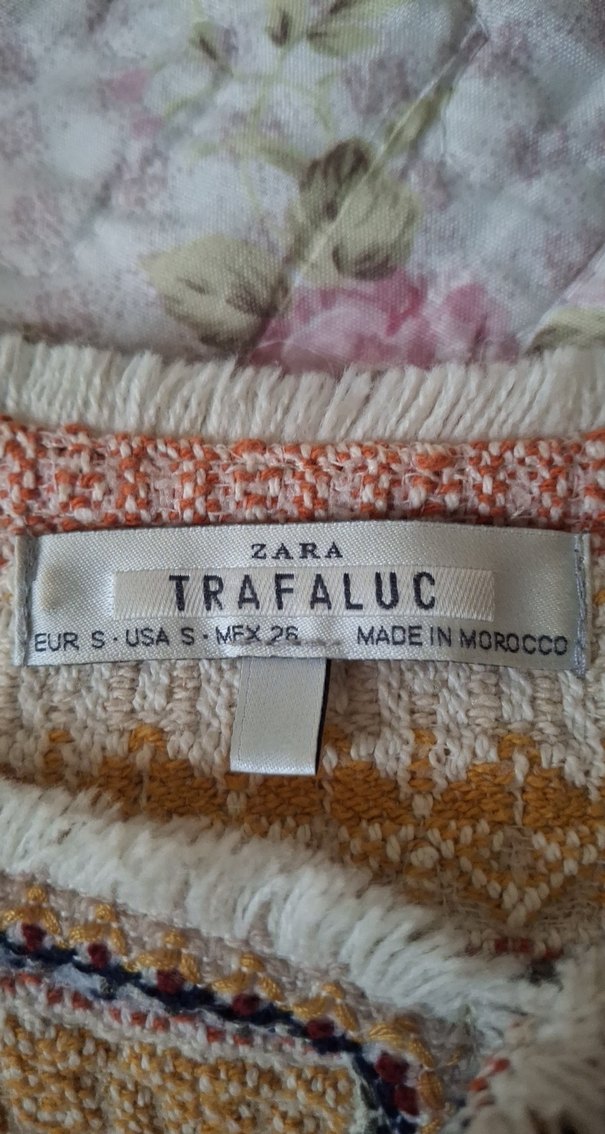 Nakışlı Bohem Çok Renkli Örgü Kadın Kazak - Görsel 3