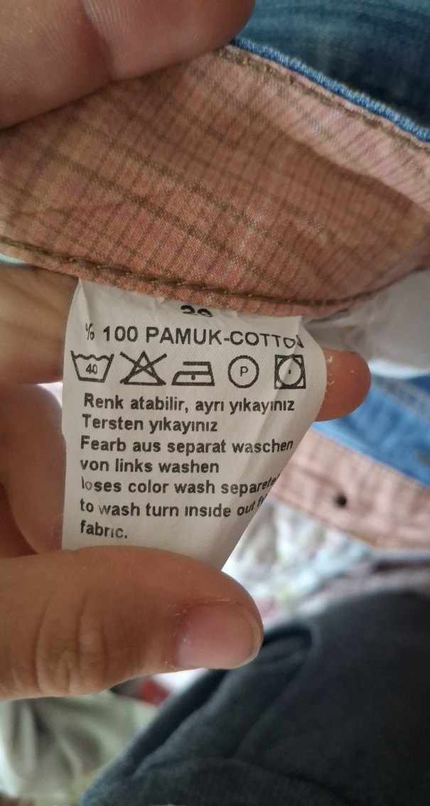 Mavi Bol Kesimi capri Boy Denim Pantolon - Görsel 4