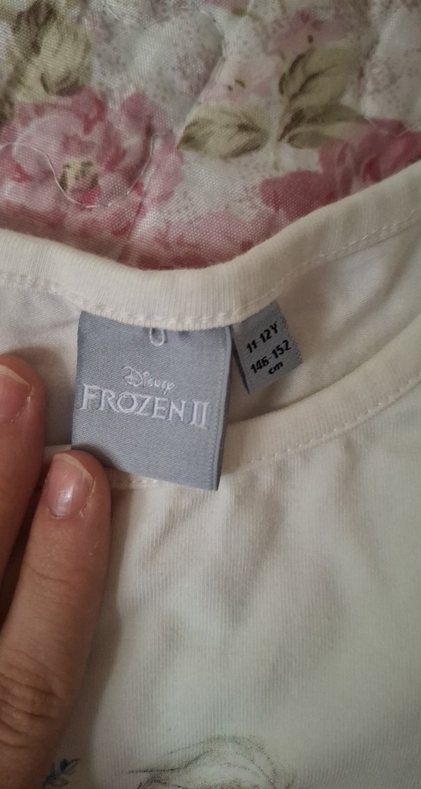 Kız Çocuk Uzun Kollu Baskılı Tişört - Görsel 3