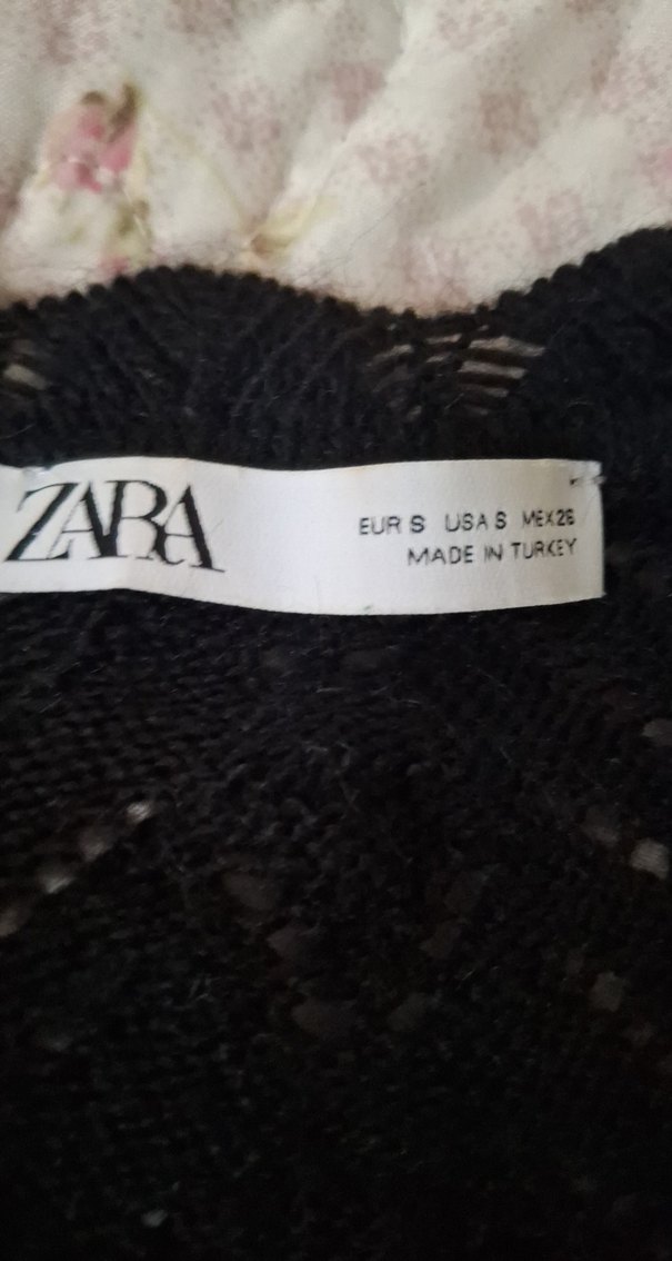 Kız Çocuk Siyah Dantelli Triko Bolero - Görsel 3