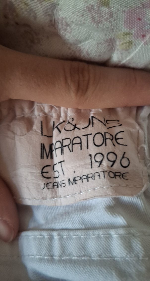 Kadın Beyaz Pamuklu Midi Kumaş Pantolon - Görsel 3