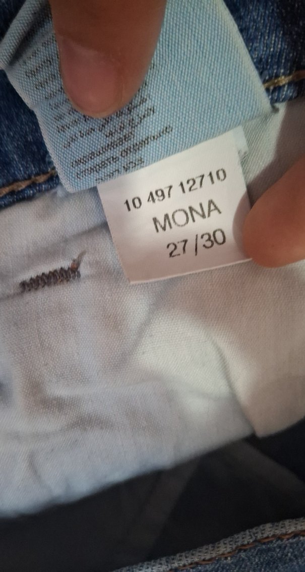 mavi yazlık kot pantolon - Görsel 5