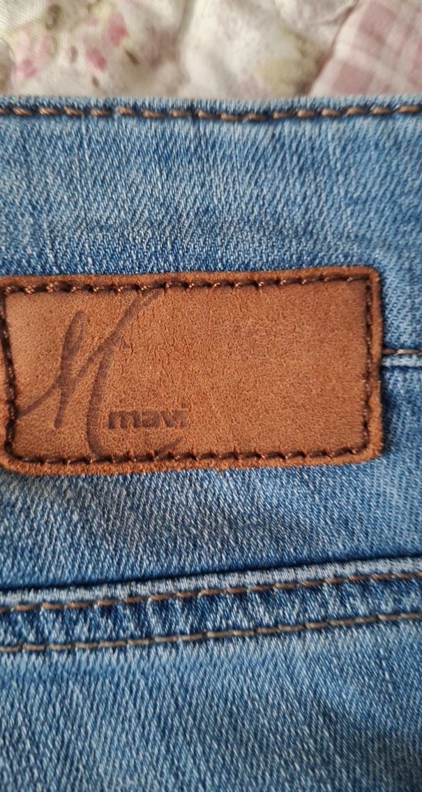 mavi yazlık kot pantolon - Görsel 3