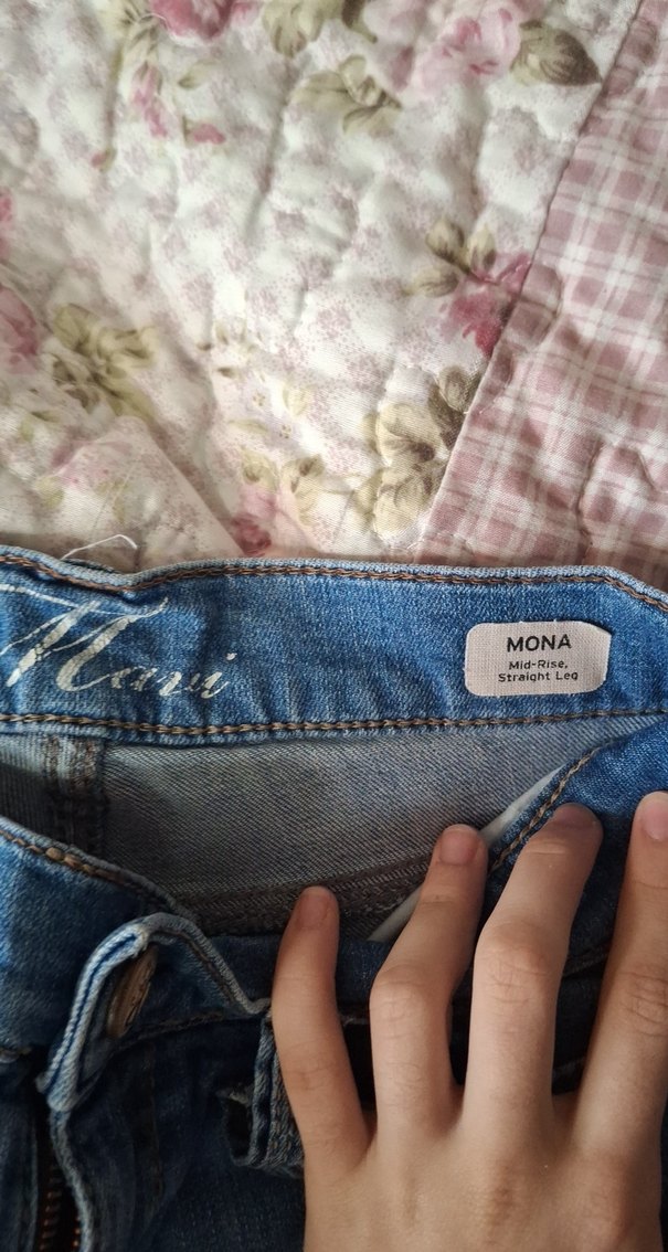 mavi yazlık kot pantolon - Görsel 4