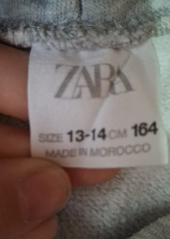 13-14 Yaş Beden Gri Kapüşonlu kiz cocuk Sweatshirt