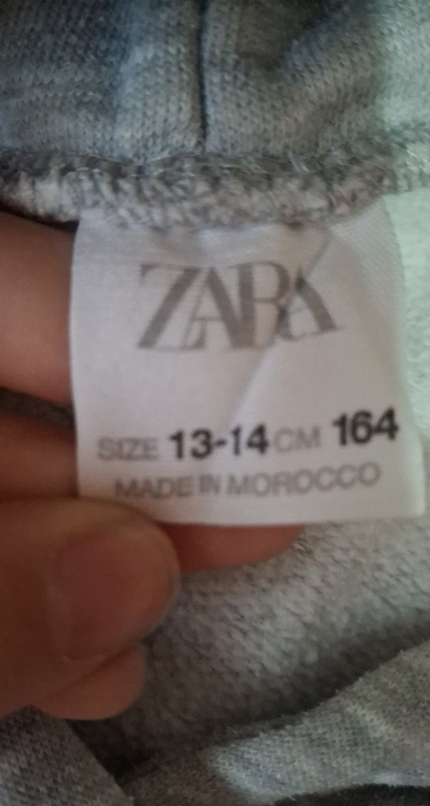 Gri Kapüşonlu kiz cocuk Sweatshirt - Görsel 3