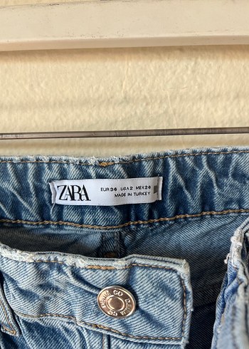 Zara Mavi Kadın Denim Pantolon - Görsel 4