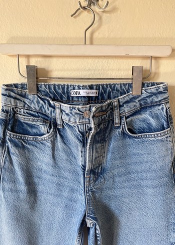 Zara Mavi Kadın Denim Pantolon - Görsel 2