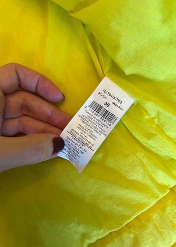 Beymen Club Sarı Düğmeli Kadın Ceket - Görsel 6