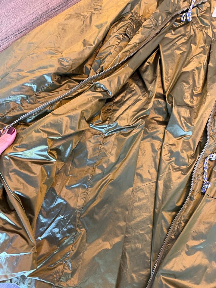 Yargıcı Yağmurluk Kadın Parlak Midi Yağmurluk - Görsel 5