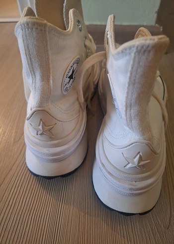 37 Beden beyaz Renk Converse Chuck 70 Kadın Unisex Beyaz Ekru Platform Spor Ayakkabı