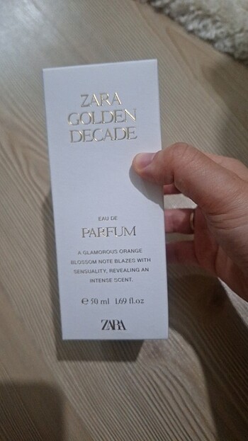 Zara Golden Decade Parfüm Hiç Kullanılmadı 